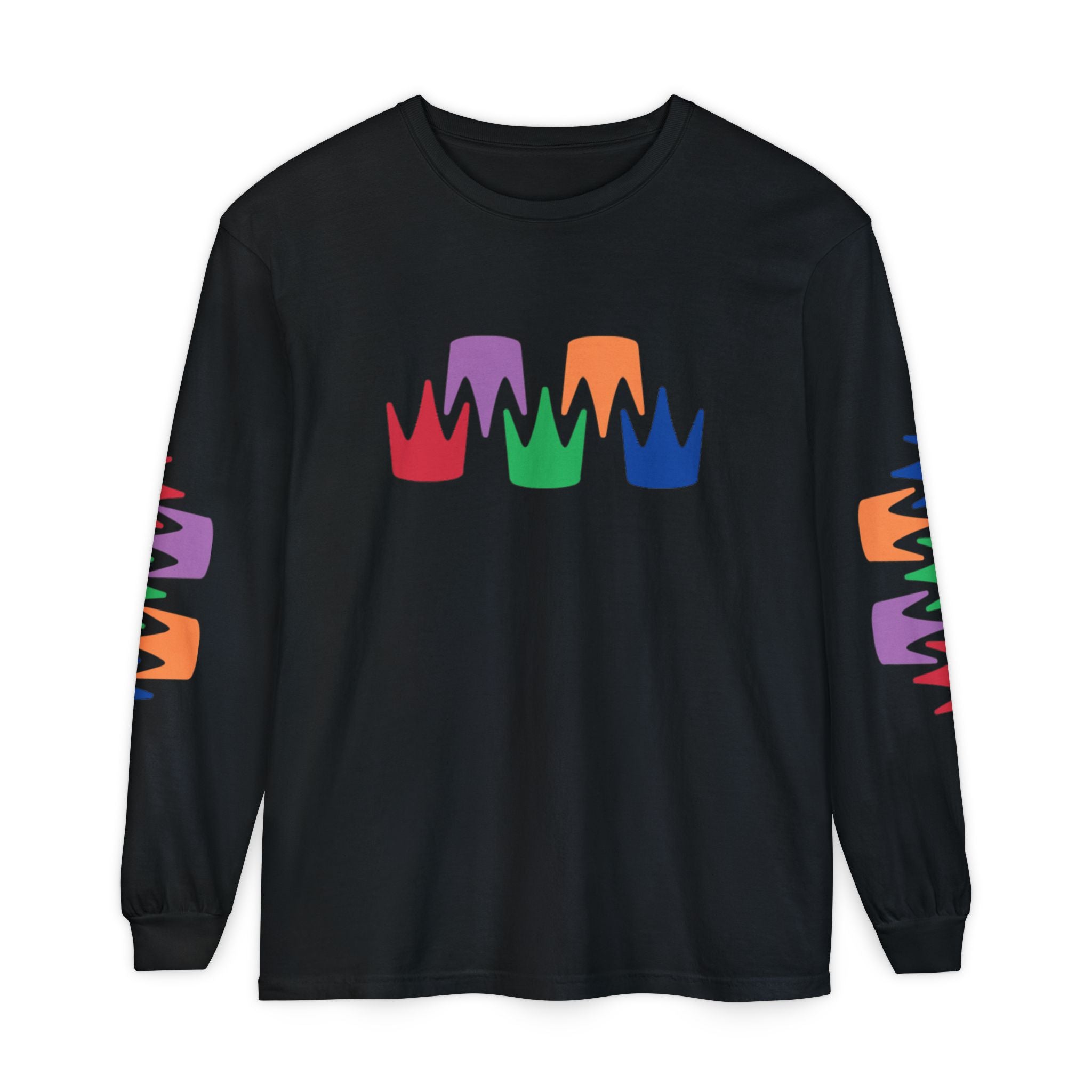 Colorful Crowns Long Sleeve