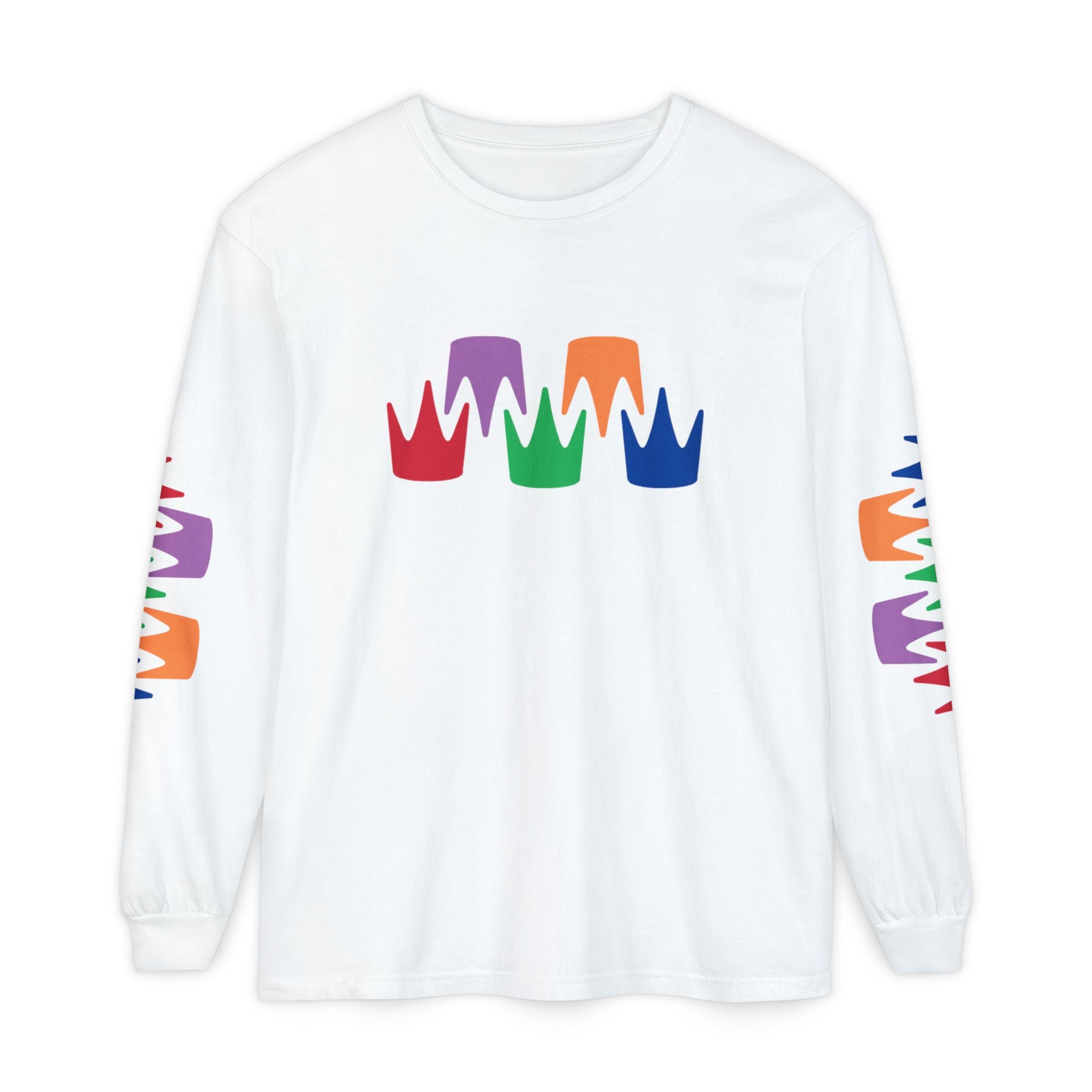 Colorful Crowns Long Sleeve